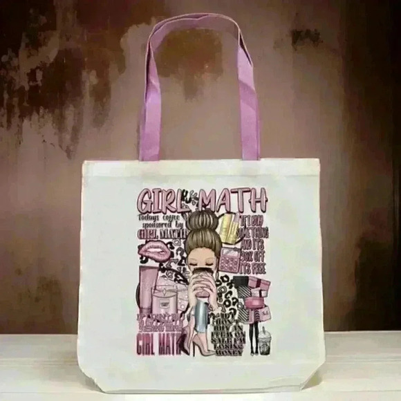 Girl Math Tote - Picture 1 of 1